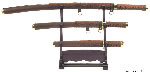 BRAIDED-LEATHER-SAMURAI-SWORD-SET