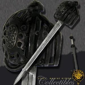 Basket-Hilt-Backsword-Letter-Opener-Miniature-Sword