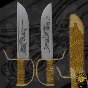 Butterfly-Swords-Set---Rattan