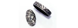 Fuchi-and-Kashira-Set-Aranami