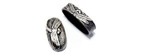 Fuchi-and-Kashira-Set-Tonbo