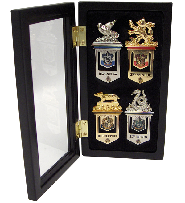 foto Harry Potter Hogwarts Gold Plated Bookmarks (Set of 4)