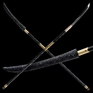 Japan-Swords-SHERU-Japanese-Naginata-Sword---T-10-Steel-Real-Choji-Hamon