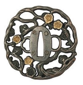 John-Lee-Golden-Flower-Tsuba