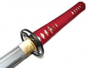KATANA-DAMAS-MANCHE-ROUGE