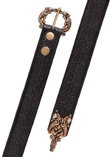 Leather-belt-in-celtic-design-black