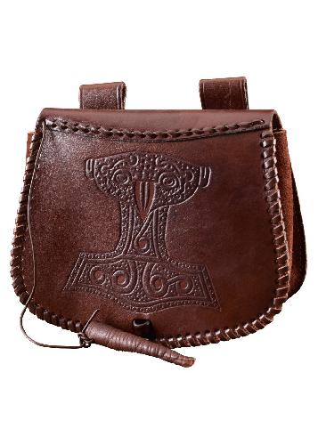 Leather-pouch-with-Thors-Hammer-embossing