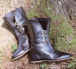 Medieval-Leather-Calf-Boots