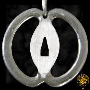 Musashi-Silver-Tsuba-Pendant