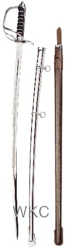 Royal-Logistics-Corps-sword-with-nickelplated-scabbard