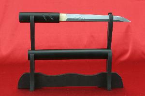 Tanto-shira-saya-Black-wood-z-karbonove-oceli