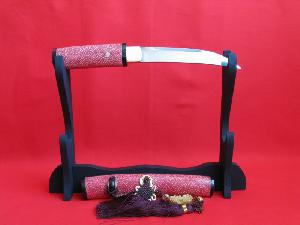 Tanto-shira-saya-NATORI-RED-z-prekladane-oceli-od-firmy-KAWASHIMA