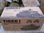 foto Verze 2,4 GHz Tiger I 1:16 B/airsoft s kovovou vanou-pískový