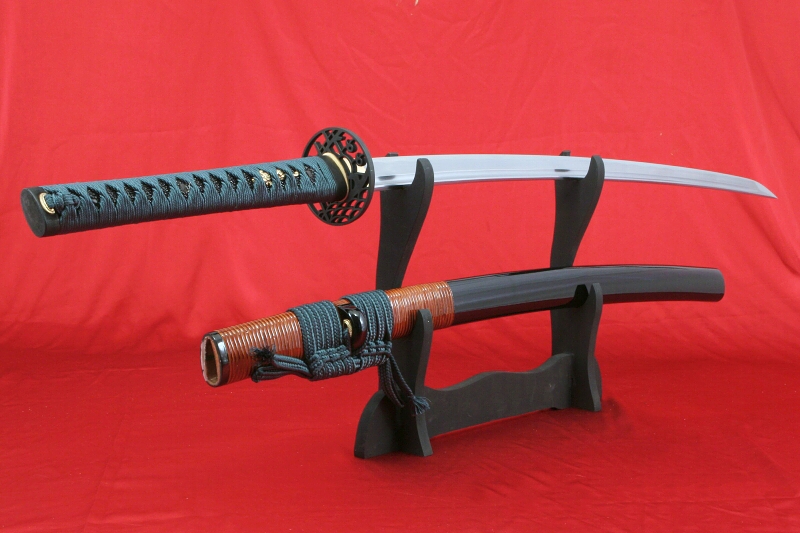 foto Katana DOREI z ocele AISI 1045 Hi-carbon steel od f. Kawashima a imitac hamonu