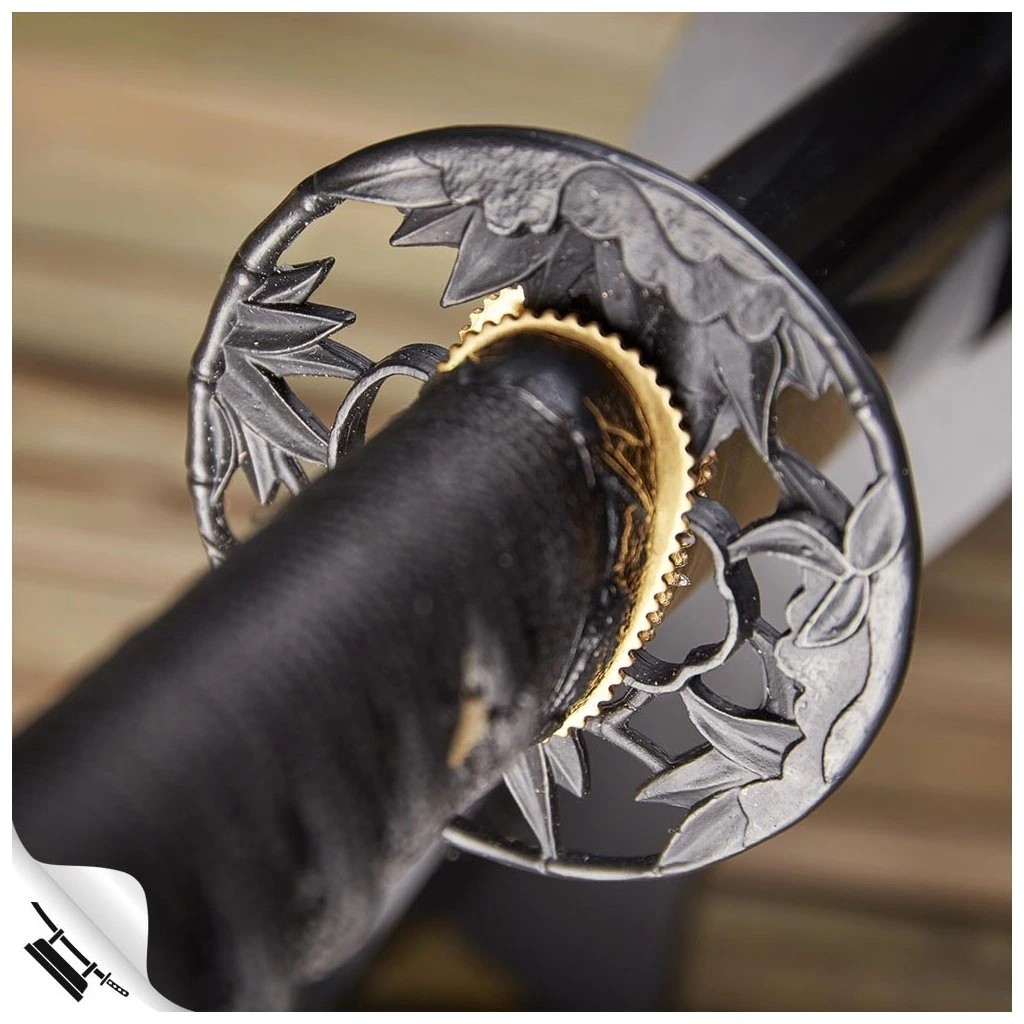 foto Kawashima �emesln� replika me�e katana Gohan, motiv bambusu, AISI 1045