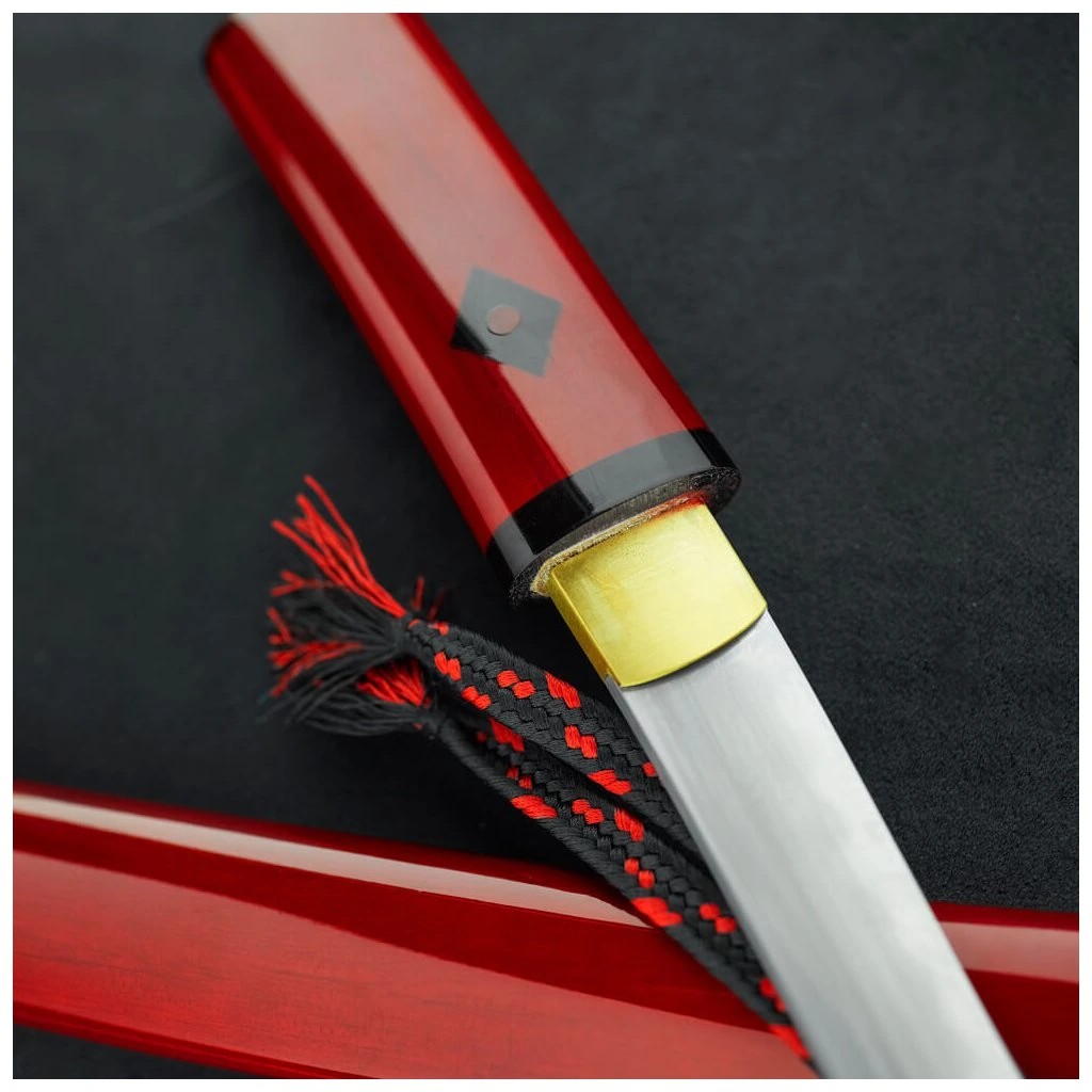 foto Kawashima Dekorativn� replika tanto Omanko shira saya, p�ekl�dan� ocel AISI 1045