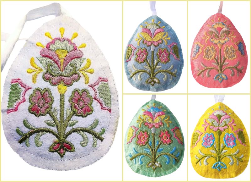 foto Vy��van� dekorace - b�l� vejce