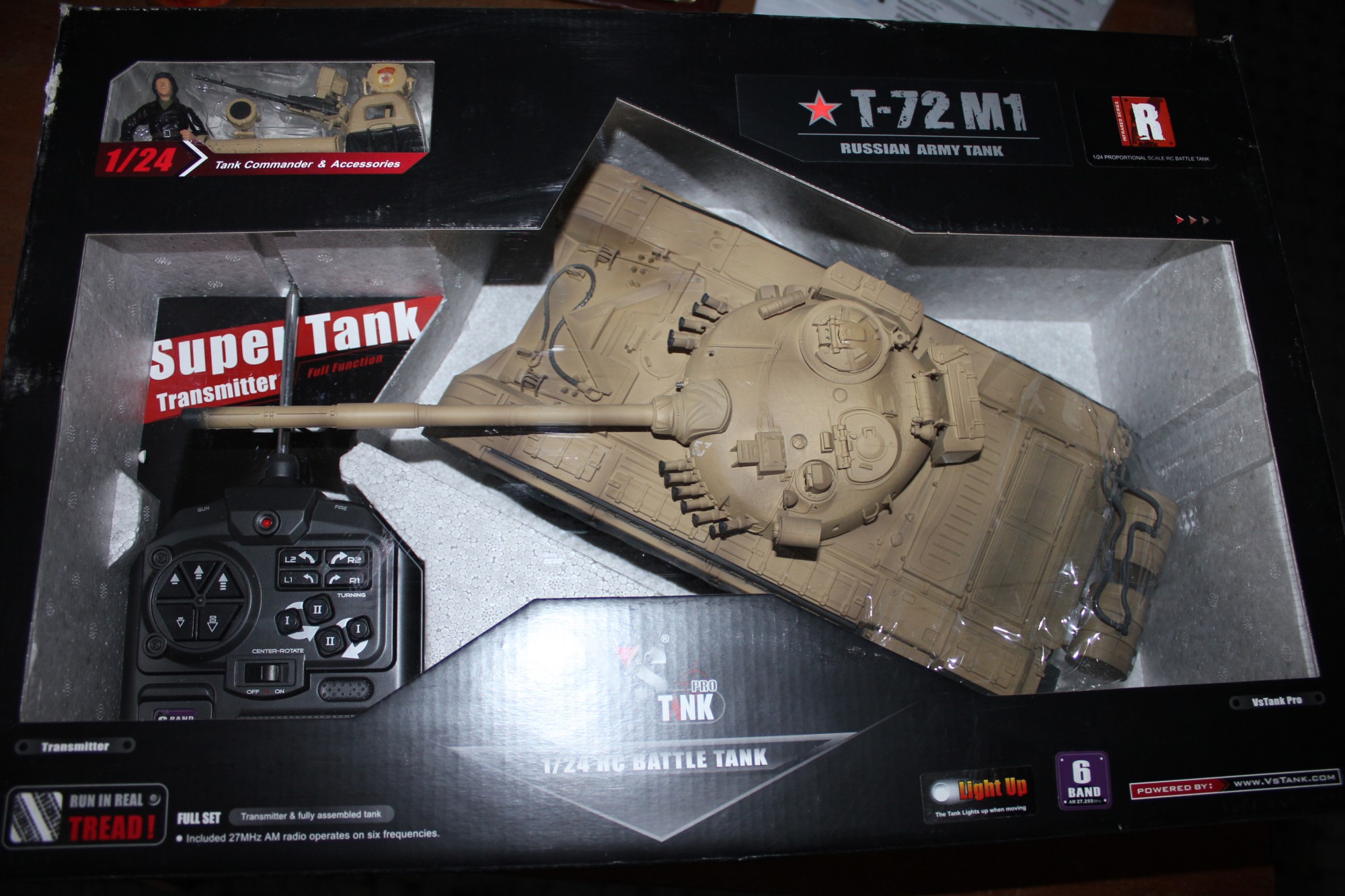 foto VsTank PRO IR Russian T72 M1 Desert