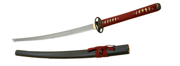 foto KATANA DAMAS MANCHE ROUGE
