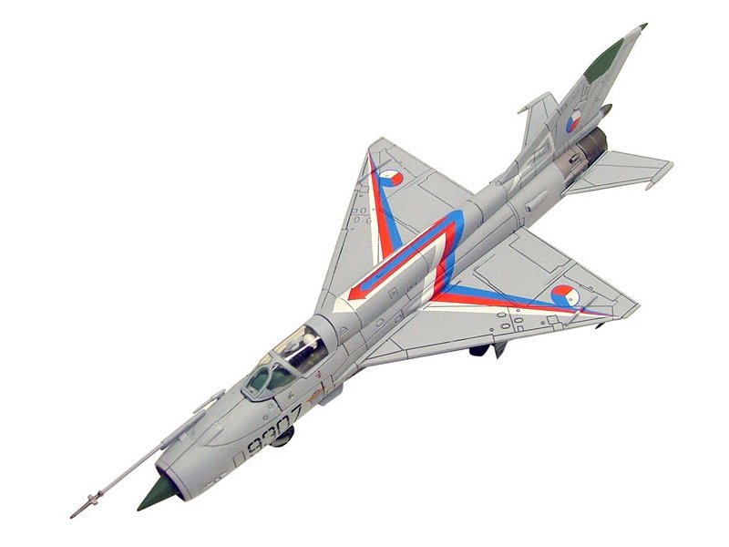 foto HobbyMaster - Mig-21 Czech Stress Team
