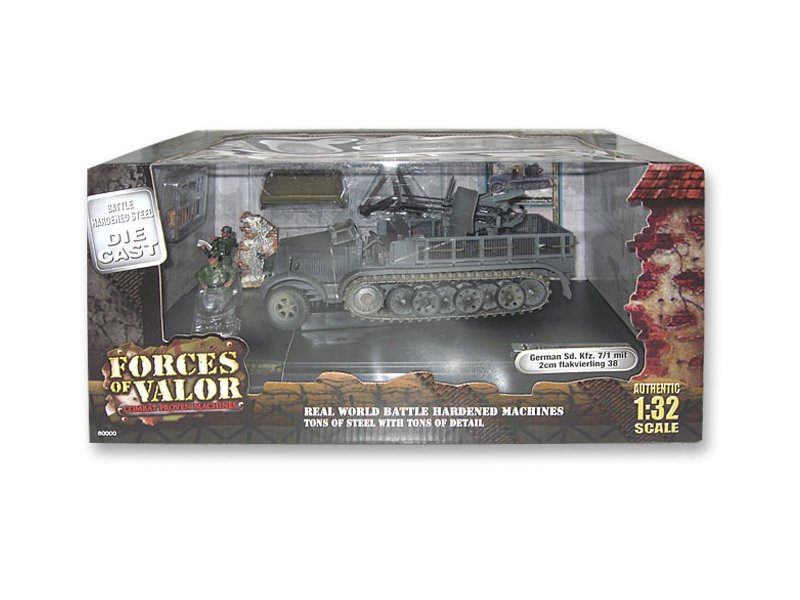 foto Forces of Valor - Sd. Kfz. 7/1 flakvierling - poj�zdn� flak, 1/32