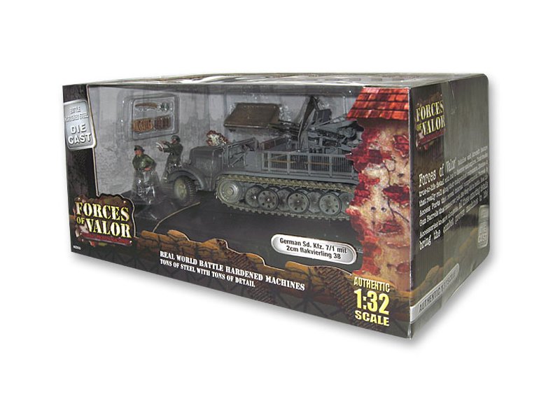 foto Forces of Valor - Sd. Kfz. 7/1 flakvierling - poj�zdn� flak, 1/32