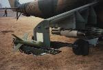 Vrtulnk Mi-24D s vzbroj. V poped 9M17P, pln vzadu raketov blok UB-32A pro stely S-5. Ilustran foto.