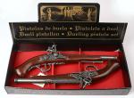 souprava soubojov�ch pistol� - 2 ks - �ed� kov