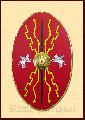 Roman Centurion Wooden Scutum, linen covered