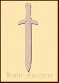 Toy sword, wooden, approx. 45 cm