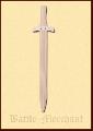 Toy sword, wooden, approx. 60 cm