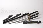 3-piece Last Samurai Sword Set handforged