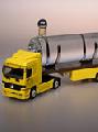 Plastov nklak ACTROS se sklennou cisternou 0,5 l
