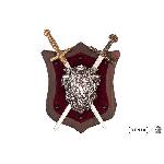 Erb zdoben� 2 me�i, 21 cm