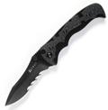 Mini My Tighe black half-serrated non assistant