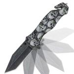 Green Eyed Skull Stone Wash Folder