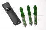 Black Legion Emerald Dragon Triple Throwing Knife