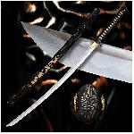 Kawashima Dekorativn� me� katana Flowers AISI 1045, kv�tinov� motiv