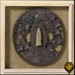 Sakura & Crane Tsuba