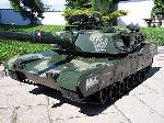 Tank - M1A1 Abrams 1:12 - zelen tank