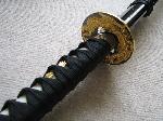 Orchid and dragon katana