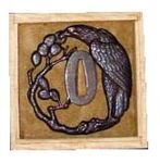 Tsuba Eagle on Pine