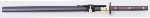 FULL TANG KATANA SWORD-24K GOLD PLATED
