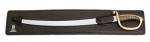 Mini Champagne sword letter opener with leather case