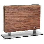 Magnetick� dr��k na no�e z o�echov�ho d�eva s nerezovou z�kladnou - v�ha 3800 g