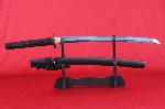 Wakizashi ASAKURA run kovan z oceli 1095 a relnm hamonem od f.Kawashima