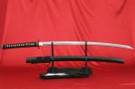 Katana SURUGA run kovan z pekldan oceli a letnou imitac hamonu od f. Kawashima. .607