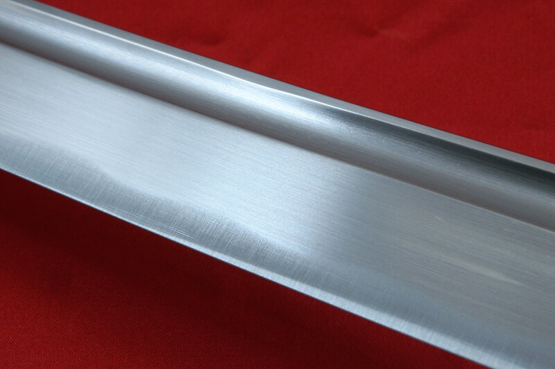 foto Katana DOREI z ocele AISI 1045 Hi-carbon steel od f. Kawashima a imitac hamonu