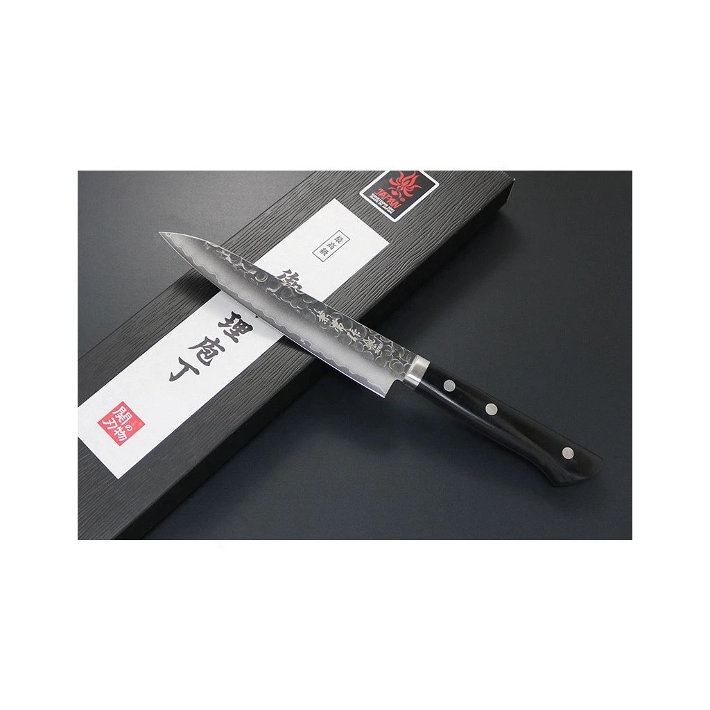 foto Japonsk� n�� Petty 135mm Kanetsune Tsuchime VG-1 series Mirror polish