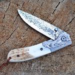 Zav�rac� dama�kov� n�� Dellinger Weidmann, VG-10 & rukoje� z paro��